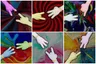 Select the image where the total fingers add up to 4