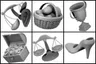 Pick the distorted object