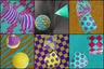 Pick the image of 2 striped shapes