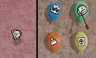 use the arrows to choose the image where the falling balloon has the same icon as shown on the left